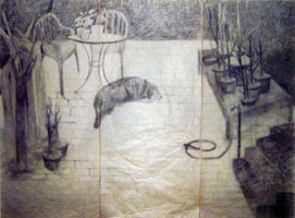 Avish Khebrehzadeh, Backyard (2005), Courtesy the Artist and Galleria Sales
